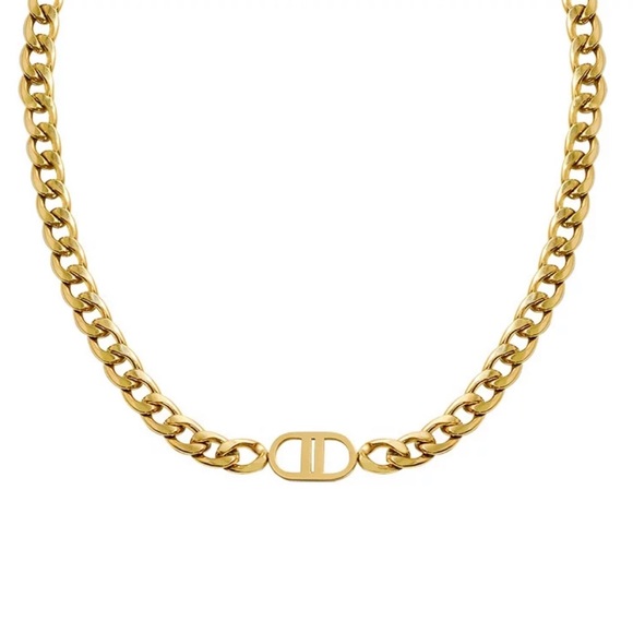 Women’s 18k Gold CD Bracelet Gold Chain - Picture 3 of 4